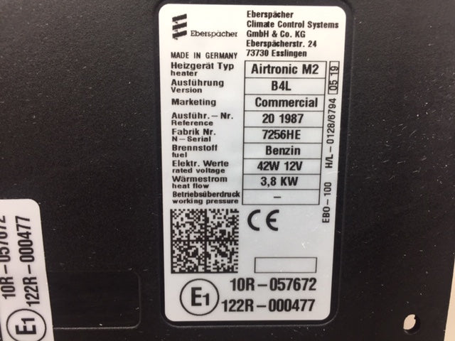 Espar Airtronic M2-B4L Commercial