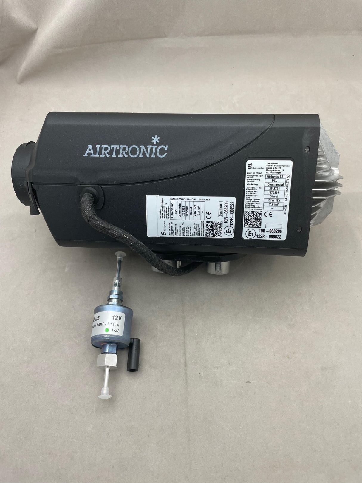 Espar Airtronic S2-D2L Commercial - MERCEDES SPRINTER - Diesel